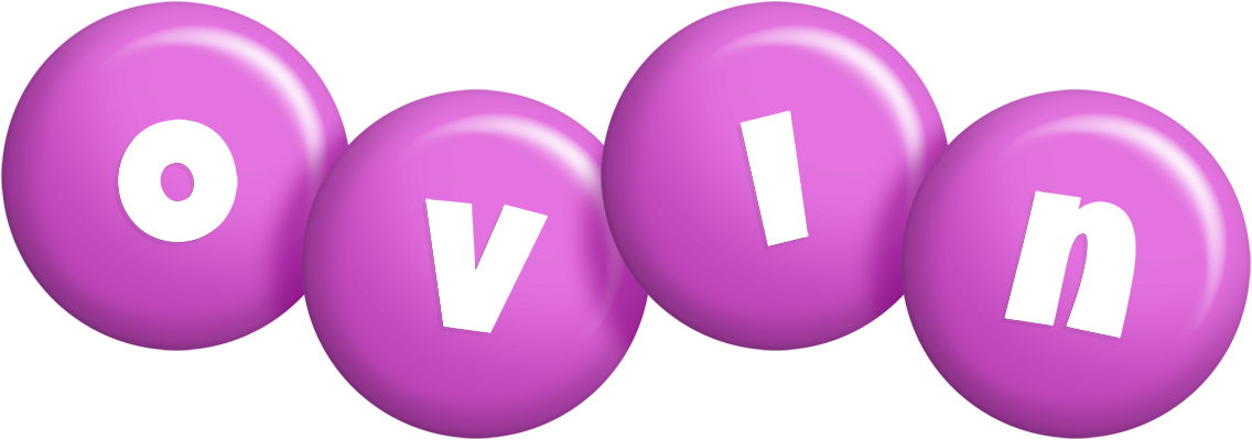 Ovin candy-purple logo