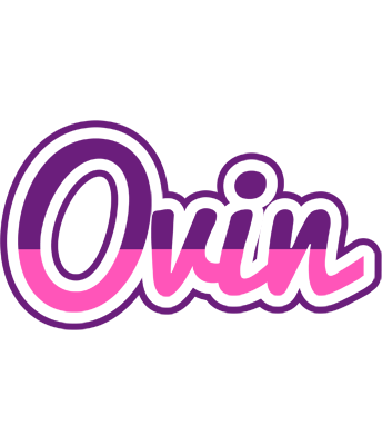 Ovin cheerful logo