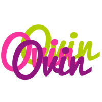 Ovin flowers logo