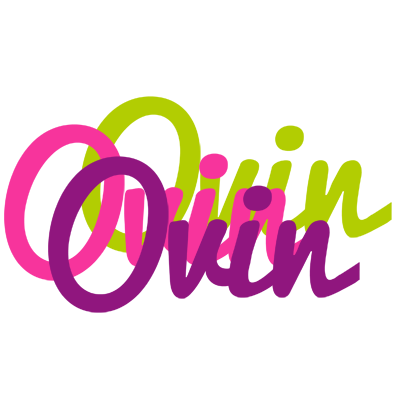 Ovin flowers logo