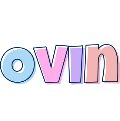 Ovin pastel logo