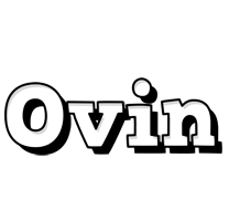 Ovin snowing logo