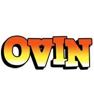 Ovin sunset logo