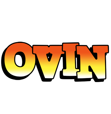 Ovin sunset logo