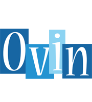 Ovin winter logo