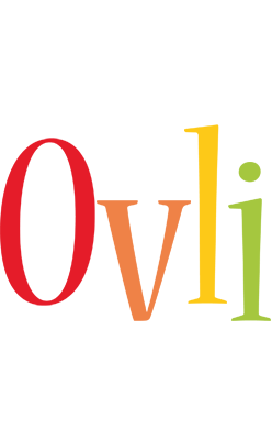 Ovli birthday logo