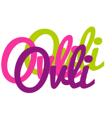 Ovli flowers logo