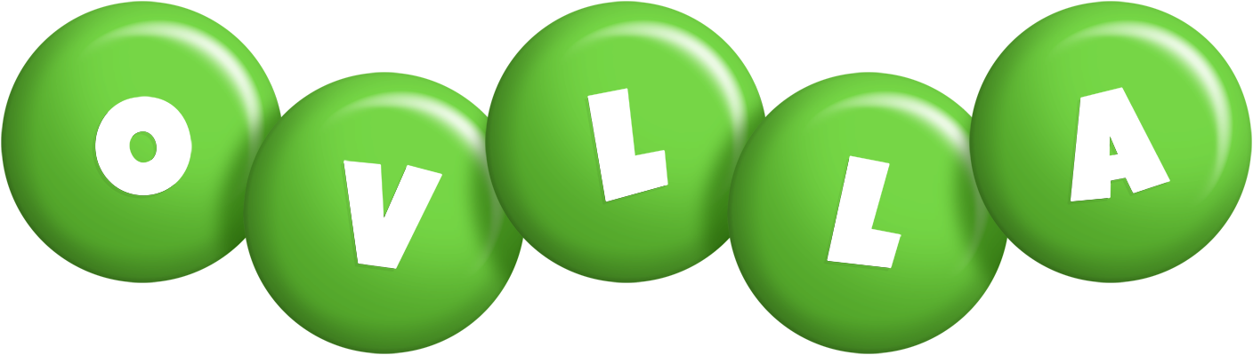 Ovlla candy-green logo