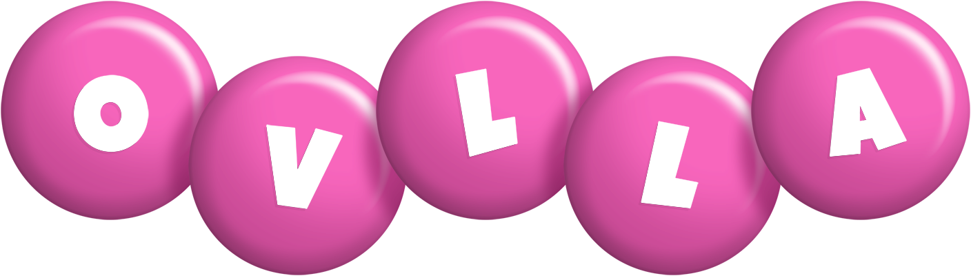 Ovlla candy-pink logo