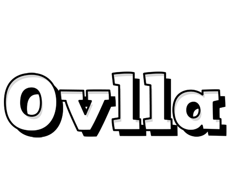 Ovlla snowing logo