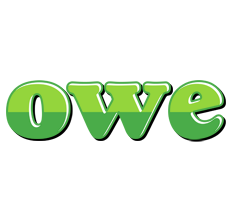 Owe apple logo