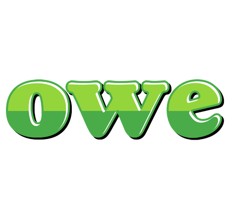 Owe apple logo
