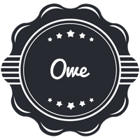 Owe badge logo