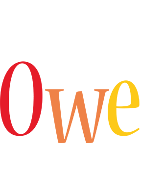 Owe birthday logo