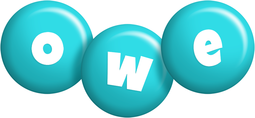 Owe candy-azur logo
