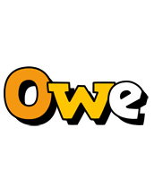 Owe cartoon logo