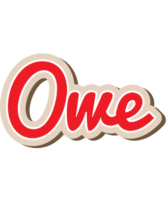 Owe chocolate logo