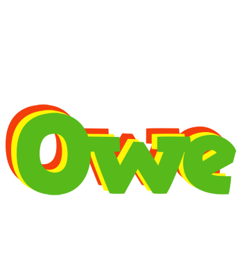 Owe crocodile logo