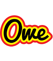 Owe flaming logo