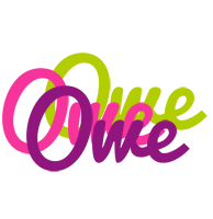 Owe flowers logo