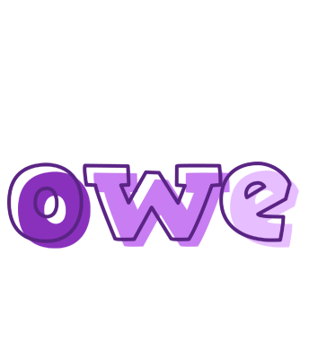 Owe sensual logo