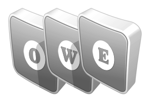 Owe silver logo