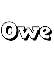 Owe snowing logo