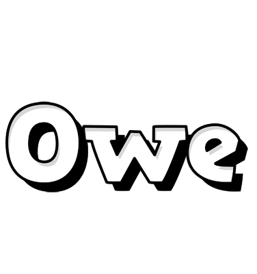Owe snowing logo