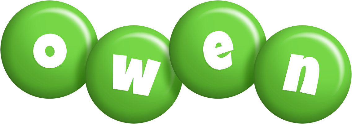 Owen candy-green logo