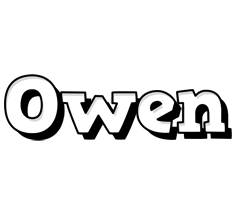 Owen snowing logo