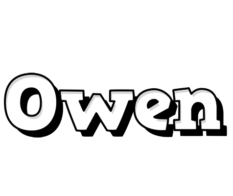 Owen snowing logo