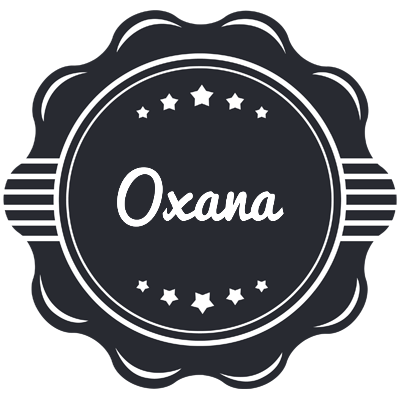 Oxana badge logo