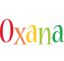 Oxana birthday logo