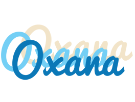 Oxana breeze logo