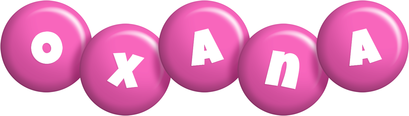 Oxana candy-pink logo