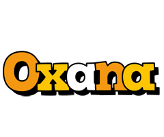 Oxana cartoon logo