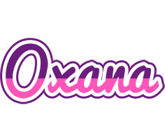 Oxana cheerful logo