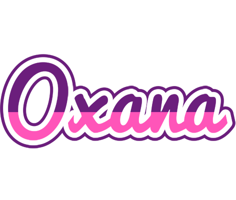 Oxana cheerful logo