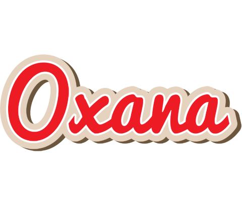 Oxana chocolate logo