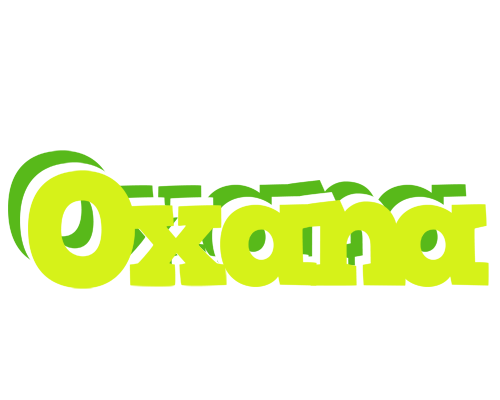 Oxana citrus logo
