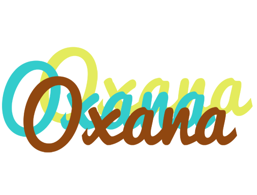 Oxana cupcake logo