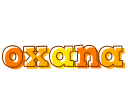 Oxana desert logo