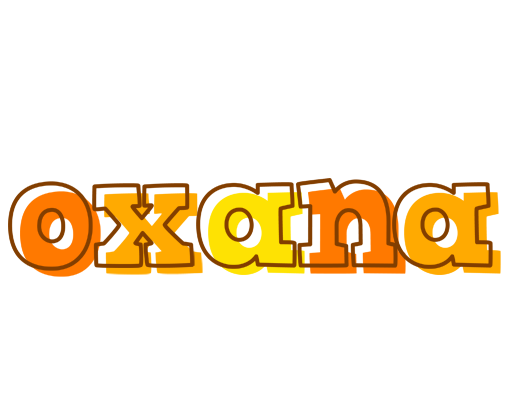 Oxana desert logo