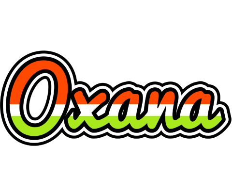 Oxana exotic logo