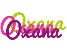 Oxana flowers logo