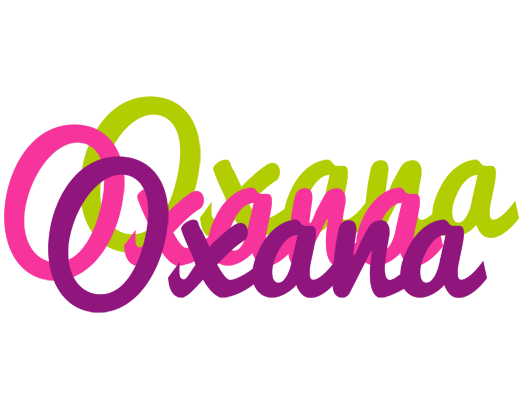 Oxana flowers logo