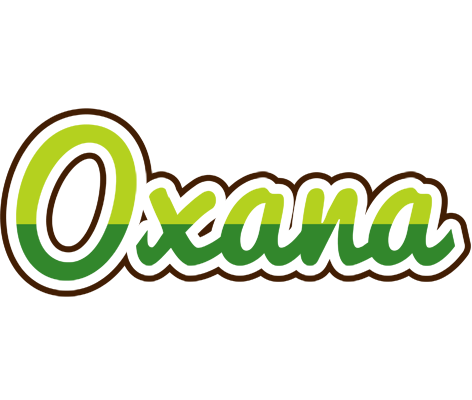 Oxana golfing logo