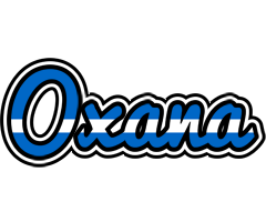 Oxana greece logo