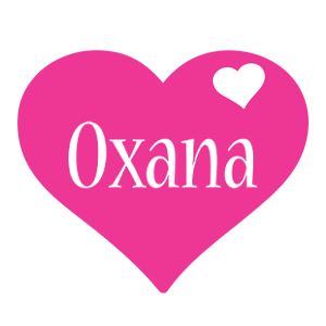 Oxana love-heart logo