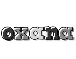 Oxana night logo